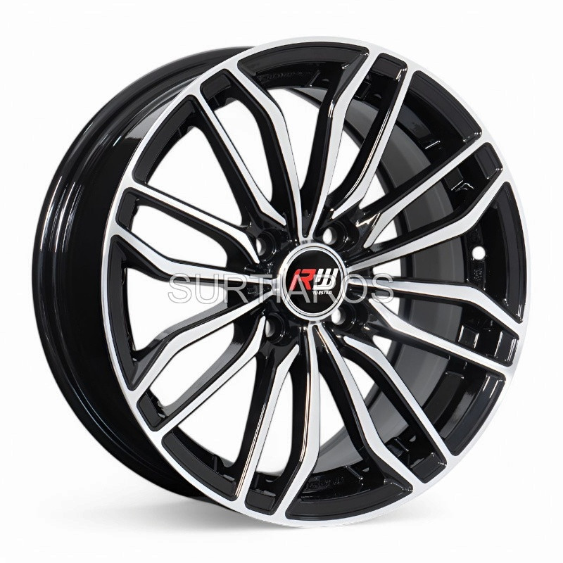 Aro 15x7" 4x100 ET40 CB73.1 Negro Maquinado