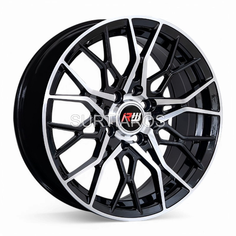 Aro 15x6.5" 8x100/114.3 ET35 CB73.1 Negro Maquinado