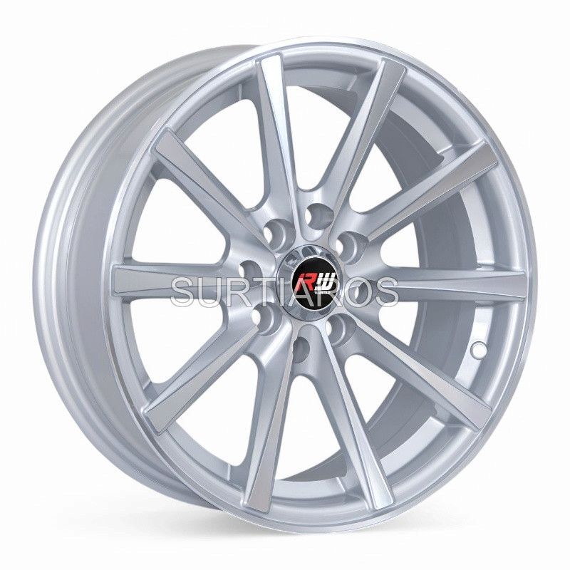 Aro 15x7.5" 8x100/114.3 ET30 CB73.1 Plateado Maquinado