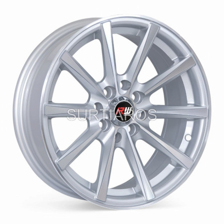 Aro 15x7.5" 8x100/114.3 ET30 CB73.1 Plateado Maquinado