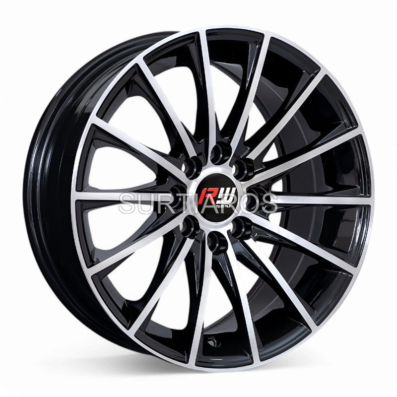 Aro 15x7" 8x100/108 ET35 CB73.1 Negro Maquinado