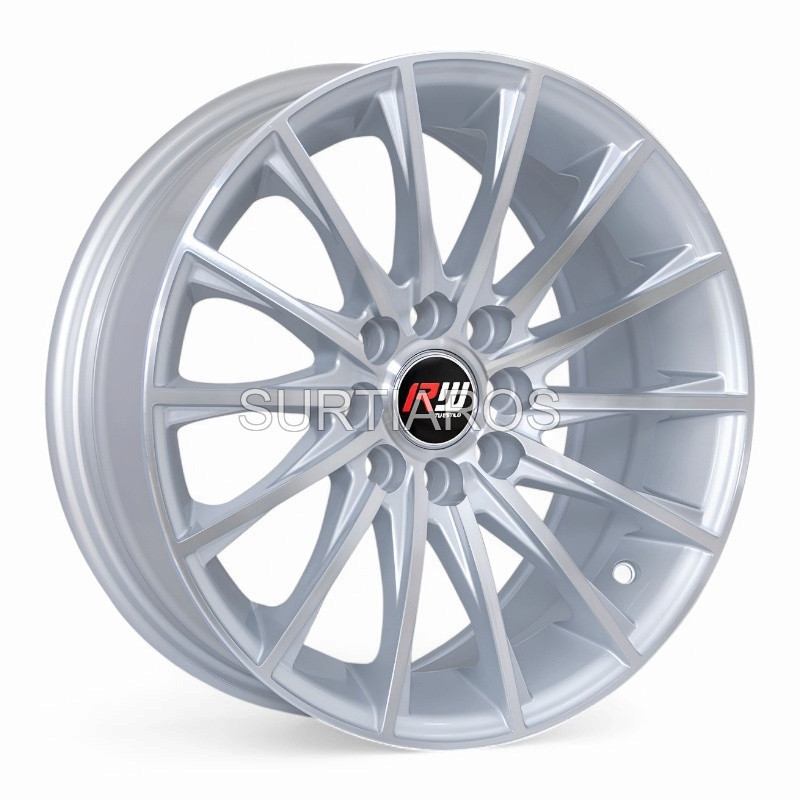 Aro 15x7" 8x100/108 ET35 CB73.1 Plateado Maquinado