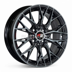 Aro 15x6.5" 8x100/114.3 ET38 CB73.1 Negro Maquinado