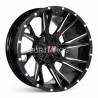 Aro 20x10" 12x135/139.7 ET-12 CB110.5 Negro Fresado