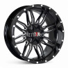 Aro 20x10" 12x135/139.7 ET-10 CB106.1 Negro Fresado