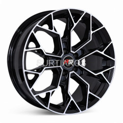 Aro 18x8" 5x108 ET20 CB73.1 Negro Mate Maquinado