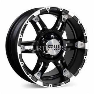 Aro 17x9" 6x135 ET0 CB87.1 Negro Mate Maquinado