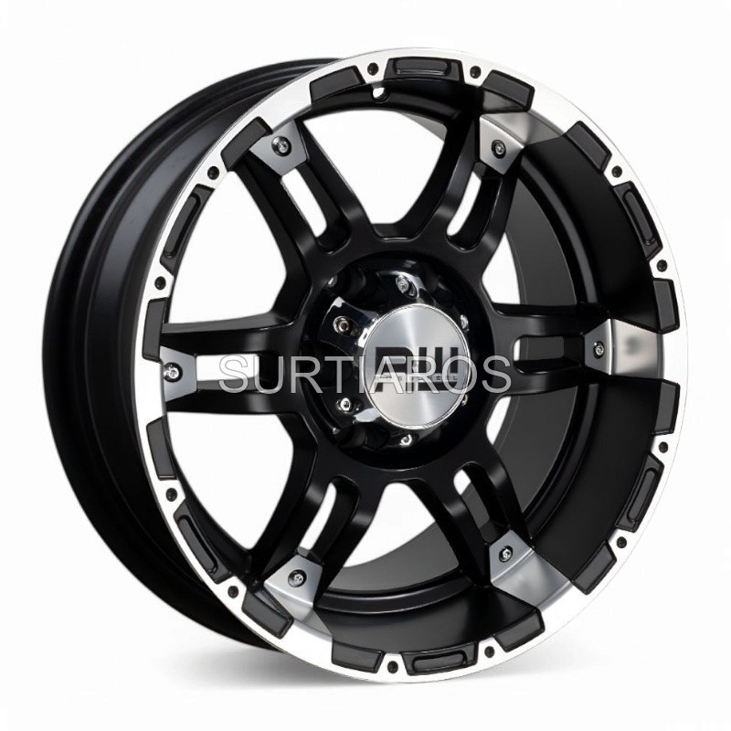 Aro 17x9" 6x135 ET0 CB87.1 Negro Mate Maquinado