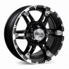 Aro 17x9" 6x135 ET0 CB87.1 Negro Mate Maquinado