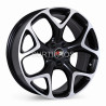Aro 19x8" 5x114.3 ET40 CB73.1 Negro Mate Maquinado