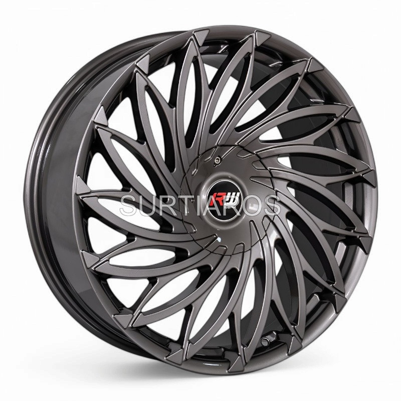 Aro 20x8.5" 5x108 ET38 CB73.1 Gris Oscuro Brillante