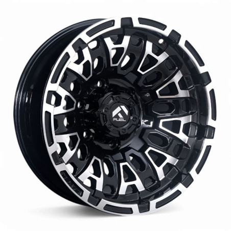 Aro 16x9" 6x139.7 ET0 CB110.1 Negro Maquinado