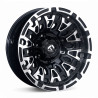 Aro 16x9" 6x139.7 ET0 CB110.1 Negro Maquinado