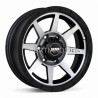Aro 16x8" 6x139.7 ET0 CB110 Negro Mate Maquinado