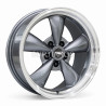 Aro 17x8" 5x114.3 ET0 CB73.1 Gris Oscuro con Labio Pulido