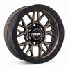 Aro 16x8" 6x139.7 ET-10 CB108.2 Negro Mate con Bronce Mate