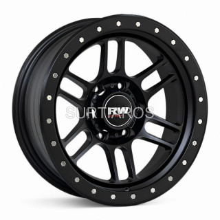 Aro 17x9" 6x139.7 ET-12 CB108.2 Negro Mate con Remaches
