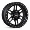 Aro 17x9" 6x139.7 ET-12 CB108.2 Negro Mate con Remaches
