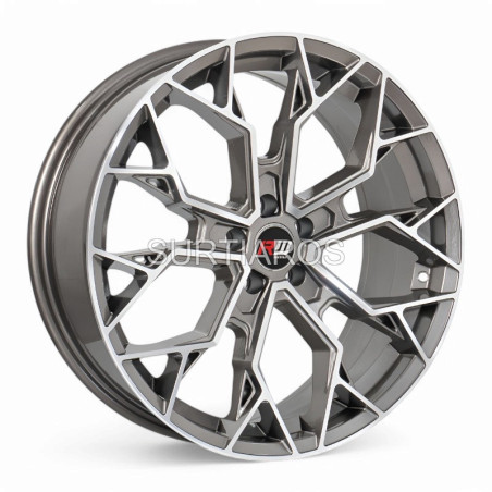Aro 20x8.5" 5x108 ET20 CB73.1 Gris Oscuro Maquinado