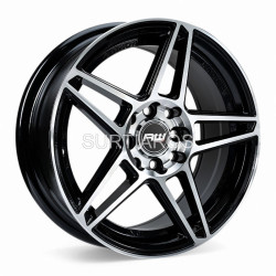 Aro 15x7" 8x100/114.3 ET35 CB73.1 Negro Maquinado