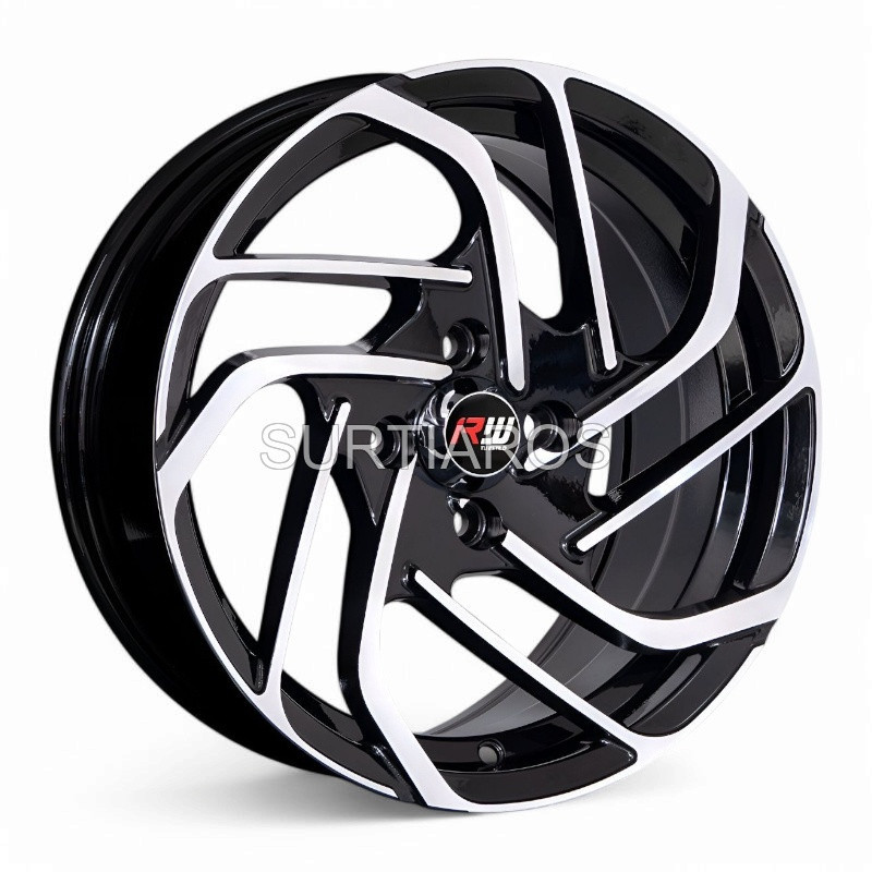 Aro 15x7" 4x100 ET35 CB73.1 Negro Maquinado