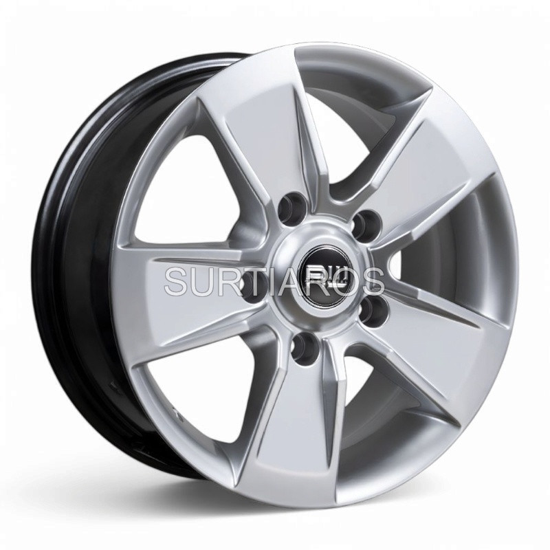 Aro 16x7" 5x139.7 ET43 CB110.5 Hiper Plateado