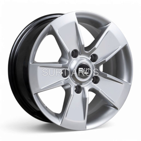 Aro 16x7" 5x139.7 ET43 CB110.5 Hiper Plateado