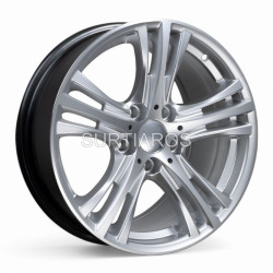 Aro 17x8" 5x120 ET40 CB74.1 Hiper Plateado Maquinado
