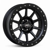 Aro 17x9" 6x114.3 ET-12 CB66.1 Negro Mate con Remaches