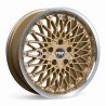 Aro 17x7.5" 5x114.3 ET35 CB73.1 Dorado con Labio Pulido y Remaches