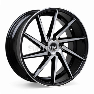 Aro 18x8" 5x108 ET35 CB73.1 Negro Maquinado