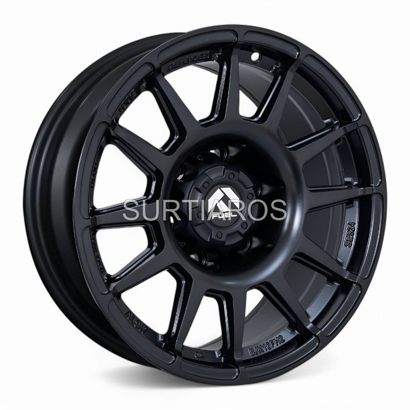 Aro 16x8" 6x139.7 ET0 CB110.1 Negro Mate