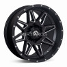 Aro 16x8.5" 6x139.7 ET0 CB110.1 Negro Mate Fresado