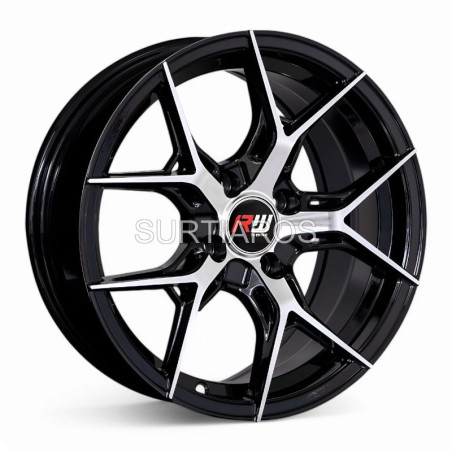 Aro 15x7" 4x100 ET35 CB73.1 Negro Maquinado