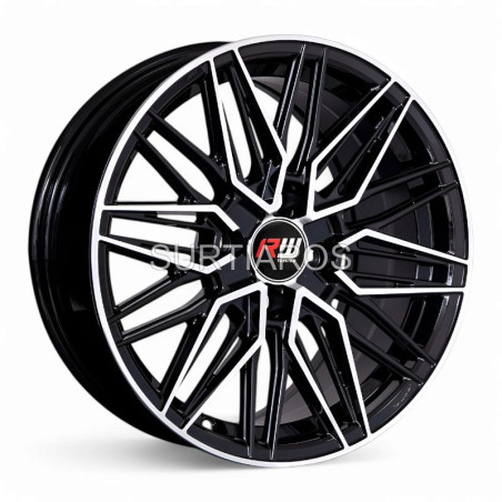 Aro 15x7" 4x100 ET35 CB73.1 Negro Maquinado