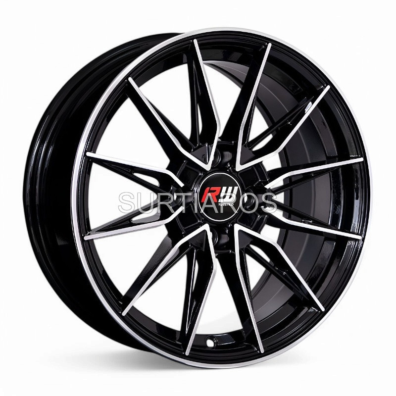 Aro 15x7" 4x100 ET35 CB73.1 Negro Maquinado