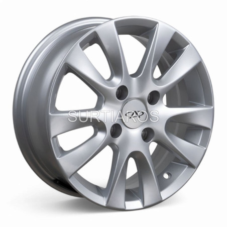 Aro 15x6" 4x114.3 ET39 CB57.1 Plateado