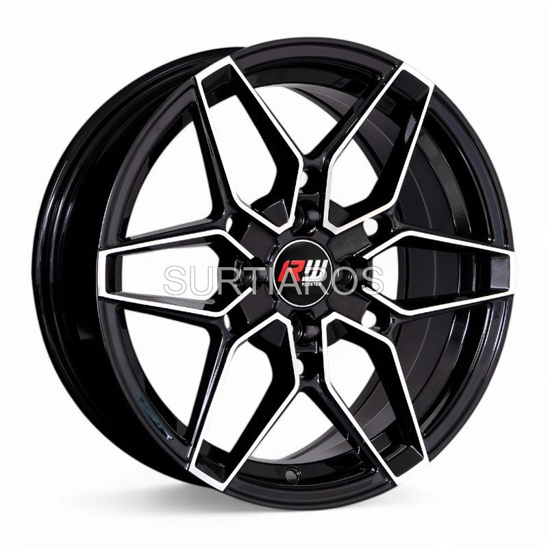 Aro 15x7" 4x100 ET35 CB73.1 Negro Maquinado