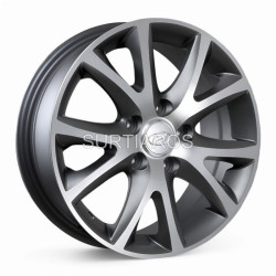 Aro 16x6.5" 5x114.3 ET40 CB66.1 Gris Oscuro Maquinado