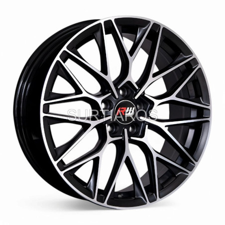 Aro 17x7.5" 5x100 ET40 CB73.1 Negro Mate Maquinado