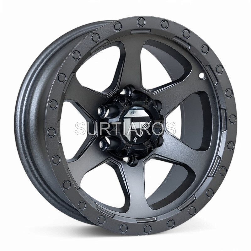 Aro 16x8" 6x139.7 ET5 CB108.1 Gris Oscuro Mate