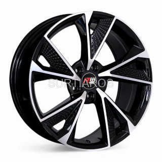 Aro 18x8" 5x108 ET40 CB67.1 Negro Maquinado