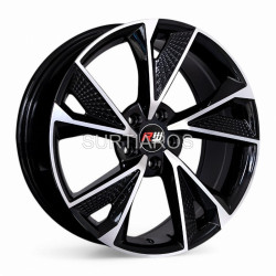 Aro 18x8" 5x108 ET40 CB67.1 Negro Maquinado