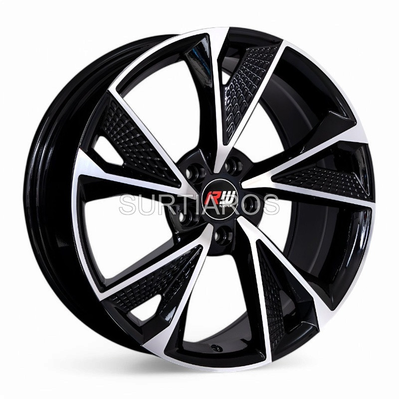 Aro 18x8" 5x108 ET40 CB67.1 Negro Maquinado