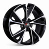 Aro 18x8" 5x108 ET40 CB67.1 Negro Maquinado
