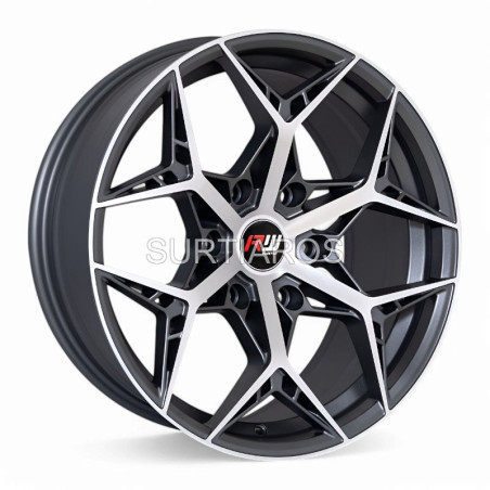 Aro 18x8.5" 6x139.7 ET35 CB110 Gris Oscuro Mate Maquinado