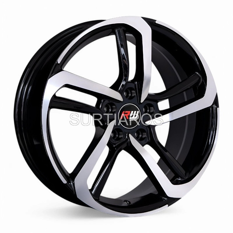 Aro 17x7.5" 5x108 ET40 CB67.1 Negro Maquinado