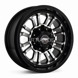 Aro 15x8.5" 5x114.3 ET-10 CB73.1 Negro Maquinado