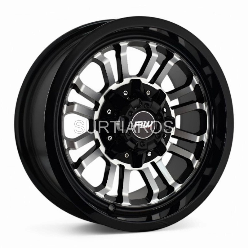 Aro 15x8.5" 5x114.3 ET-10 CB73.1 Negro Maquinado