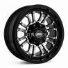 Aro 15x8.5" 5x114.3 ET-10 CB73.1 Negro Maquinado